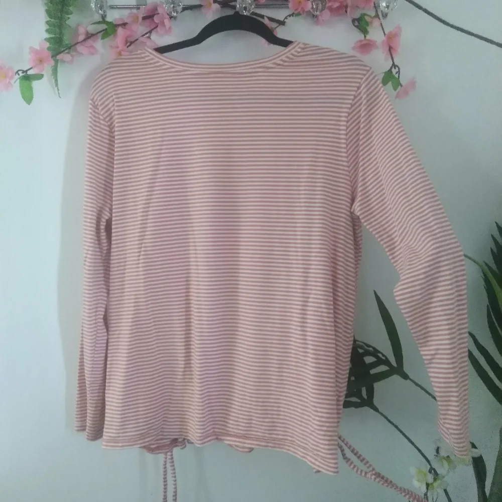 ANYBODY ROSE STRIPE TOP - Picture 3 of 3